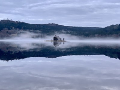 4.-6. třída, 2. místo, Matěj Z., "Jezero po ránu"