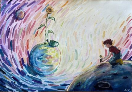 Střední školy, 2. místo, Veronika M., "Rozkvět"